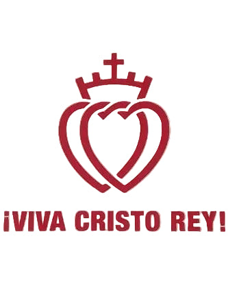 CALCOMANIA CRISTO REY (COLOR ROJO)