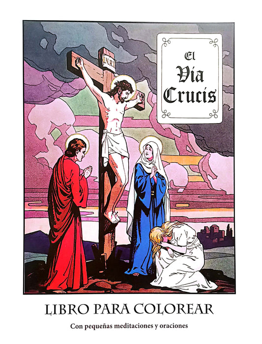El Via Crucis (libro para colorear)