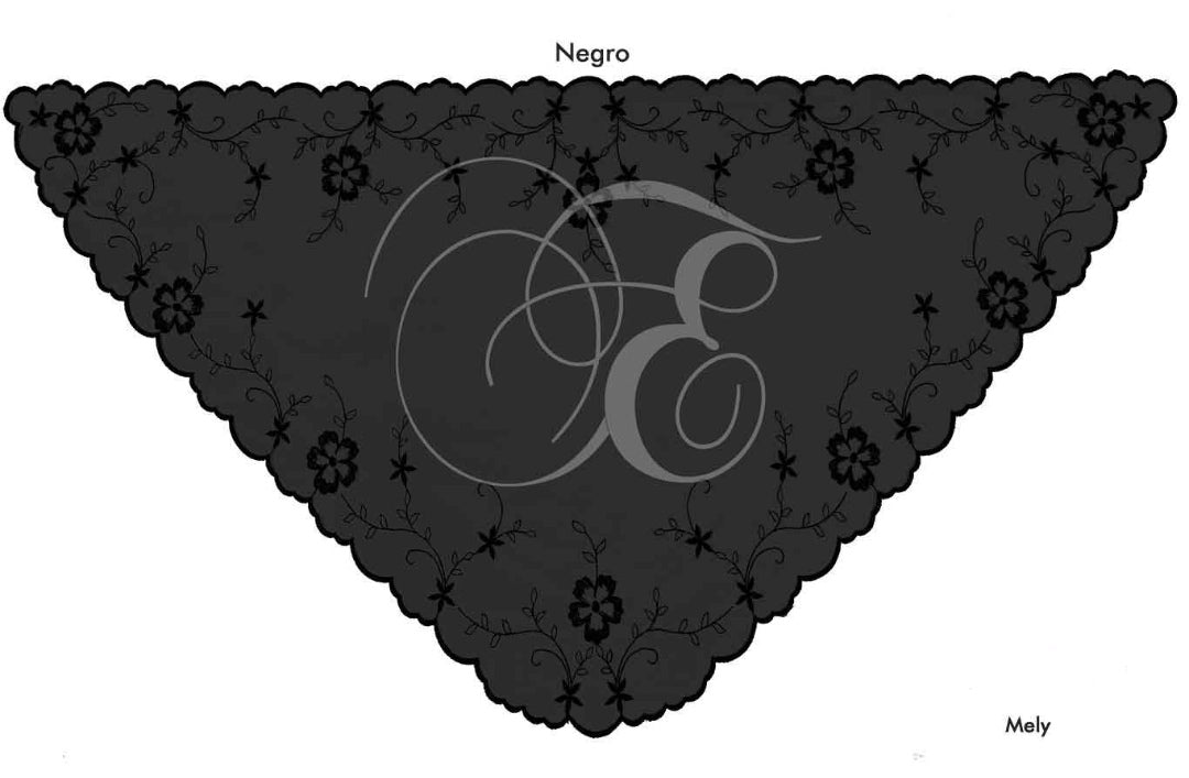 Velo mely negro