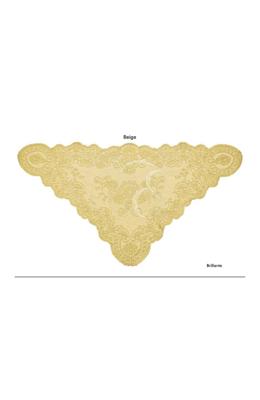 Velo brillante beige