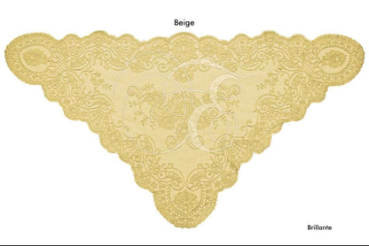 Velo brillante beige