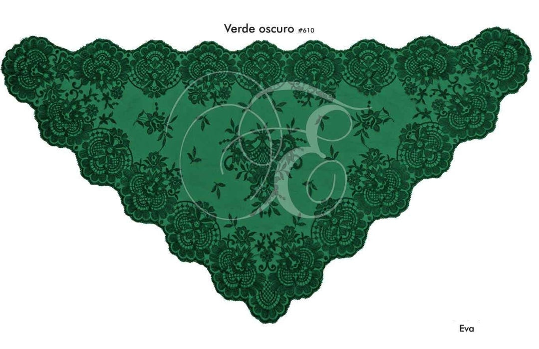 Velo eva verde oscuro