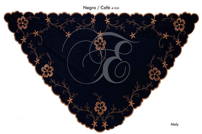 Velo mely negro con café